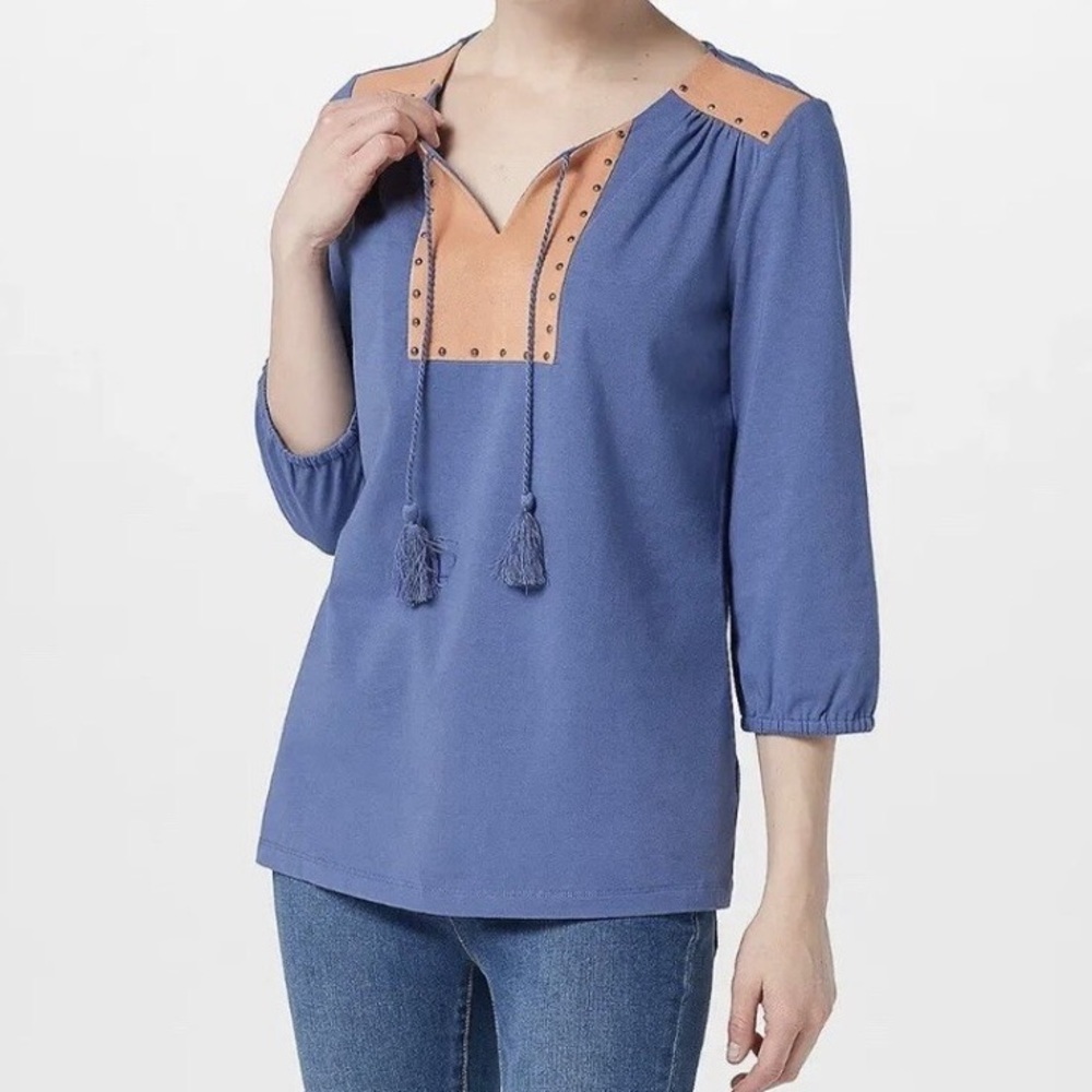Haute Hippie Tribe Boho Tunic Top - Picture 1 of 5